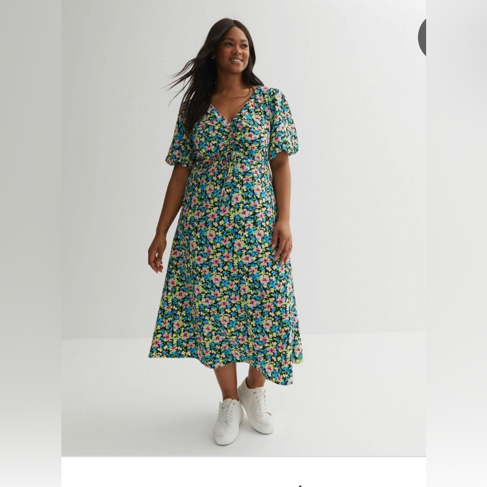 New look midi tea dress